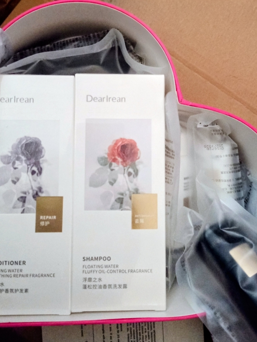 Dear lrean Shampoo & Conditioner Gift Set - 2 Full 350ml & 4 Travel 50g Size